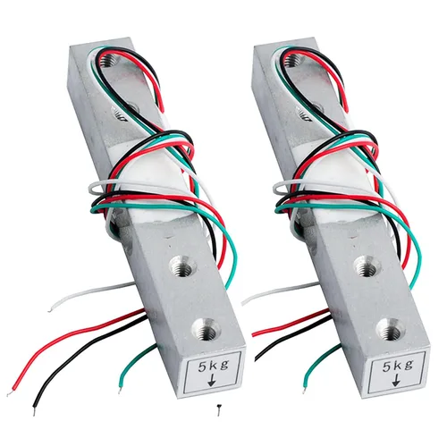 Vista 11 de 2 piezas de sensor de peso de celda de carga digital 1kg 5kg 10kg 20kg de alta precisión, celdas de carga miniatura para Arduino, electrónica DIY
