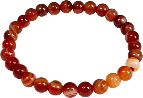 Vista 610 de Gem Avenue Handmade Round Bead Stretch Bracelet Unisex Natural Stone Beaded Jewelry for Men & Women, Elastic Wristband for Daily Wear