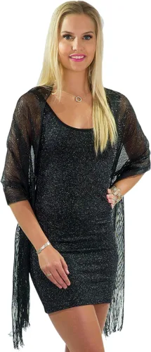 Vista 2 de ShineGlitz - Chales y mantones elegantes para mujer, para usar con ropa y vestidos de noche