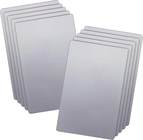 Vista 45 de LIDER Placa de pared en blanco, resistente a la temperatura y a los impactos, reflectante, cubierta sin tornillos, decoración moderna