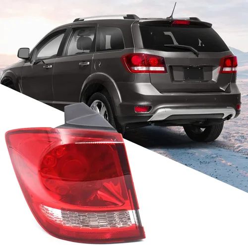Vista 9 de Conjunto de luz trasera interior compatible con Dodge Journey 2011-2020 Luz trasera LED interior trasera izquierda del lado del conductor