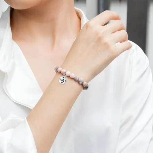 Vista 23 de HGDEER Pulsera de jubilación de piedra natural para mujeres/hombres 2024, regalos de despedida de despedida, regalo de San Valentín para compañeros