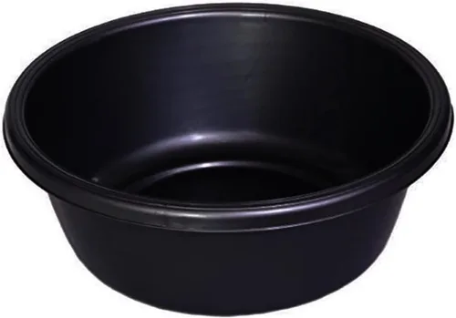 Vista 18 de Ybm Lavabo para casa, redondo, de plástico Blanco con puntos