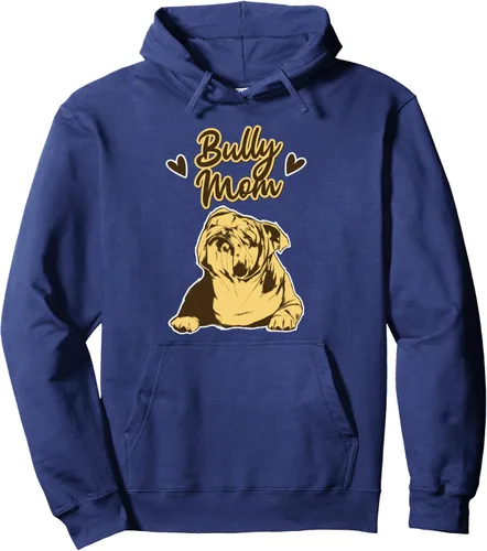 Vista 5 de Funny Bully Mom American Bully Parent Muscular Dog Pullover Sudadera con capucha