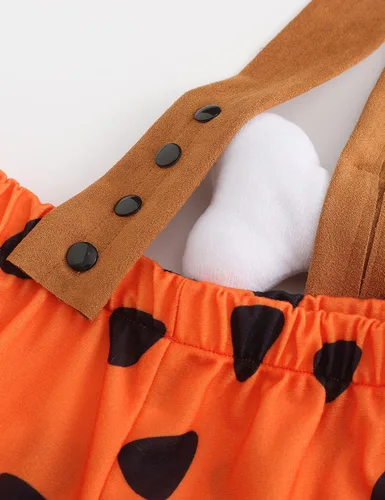 Vista 7 de xianhsuxo Disfraz de hombre de las cavernas, conjunto de ropa para niñas