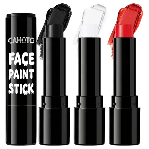 Vista 31 de Barra de pintura blanca para el cuerpo de la cara, pintura deportiva Blanco