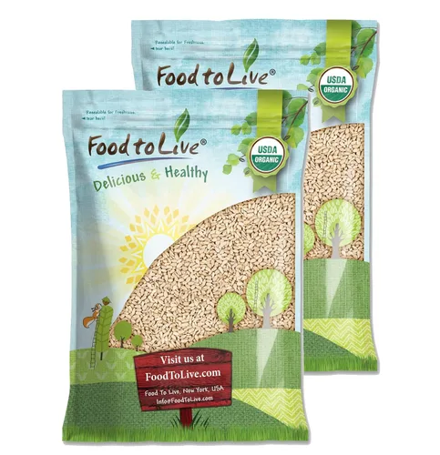 Vista 12 de Food to Live - Semillas de girasol orgánicas, 1 libra - Sin cáscara, crudas, sin OMG, granos secos, sin sal, kosher, vegano, Keto, Paleo, Sirtfood