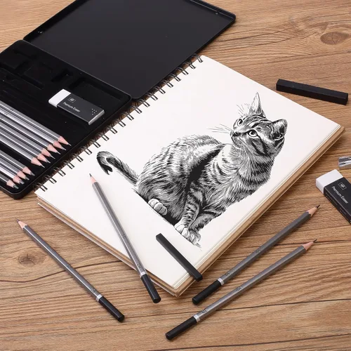 Vista 4 de Mr. Pen - Juego de lápices de dibujo para dibujo, 19 piezas, lápices
