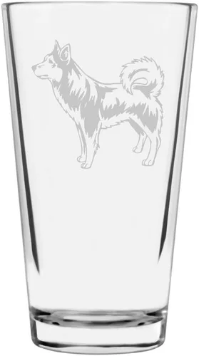 Vista 37 de Podenco Canario - Vaso de pinta de 16 onzas con temática de perro personalizado