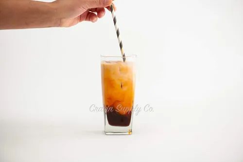 Vista 6 de Mezcla de té tailandés (Number-One) Marca Cha Tra Mue, mezcla de té tailandés original de Tailandia, perfecta para preparar té helado tailandés