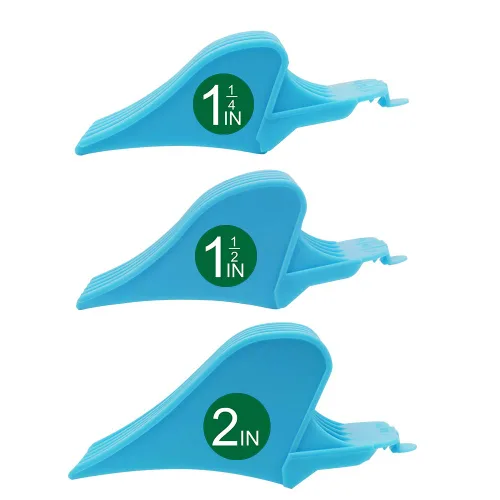 Vista 12 de Juego de protectores de cortapelos de 1.25 pulgadas, 1.5 pulgadas, 1.75 pulgadas, 2 pulgadas, compatibles con la mayoría de cortadoras Wahl, guías