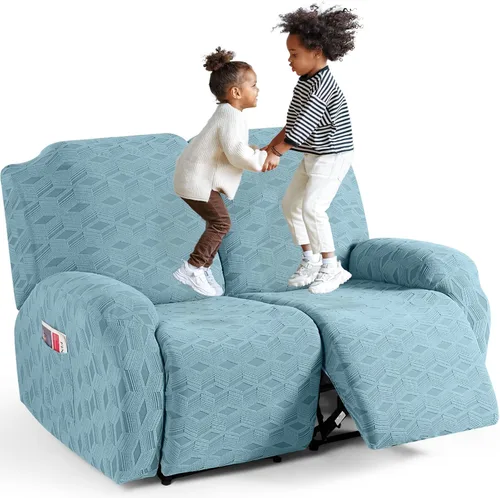 Vista 61 de TAOCOCO Funda para Reclinable de 3 Piezas, Fundas para Silla Reclinable, Funda Elástica de Jacquard para Silla Reclinable, Protector de Muebles