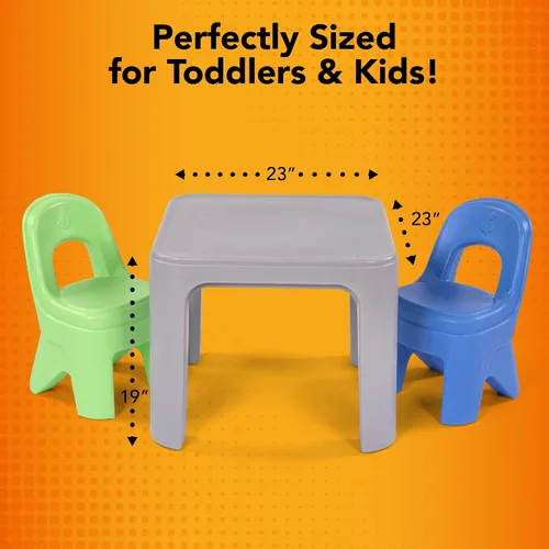 Vista 6 de Juego de mesa y sillas Simplay3, 3 piezas, para niño