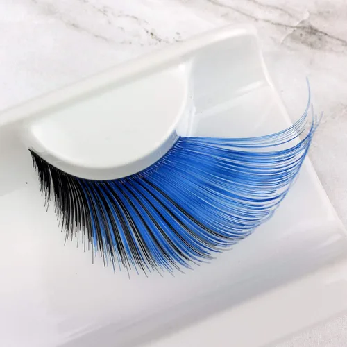 Vista 10 de Elegant Lashes QUEENIE Halloween Pride Rainbow colorido desfile pestañas postizas (negro)