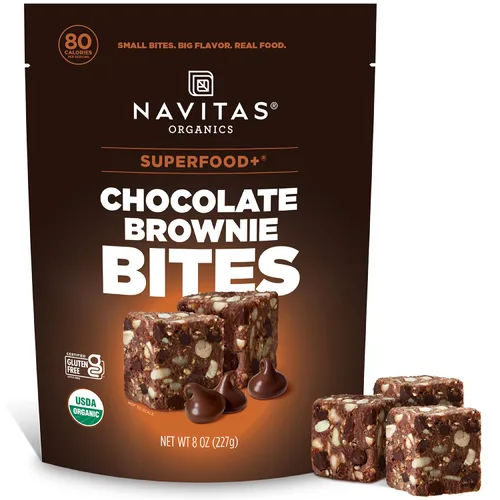 Vista 10 de Navitas Organics Berry Acai Superfood+ BITES – Power Snacks – Todo natural a base de plantas – Energía limpia y nutrición – USDA orgánico, sin OMG