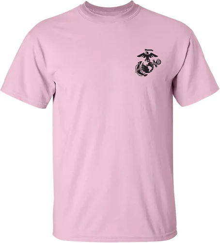 Vista 10 de zerogravitee Camiseta de manga corta para adulto con emblema de los marines Jaspeado oscuro
