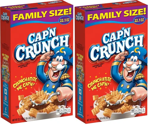 Vista 7 de Cap'n Crunch Cereal, Original, caja de 22.1 onzas