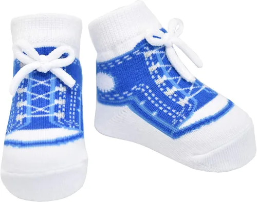 Vista 6 de Baby Boy Socks-Look Like Shoes-Anti-slip-Cotton-Gift Package