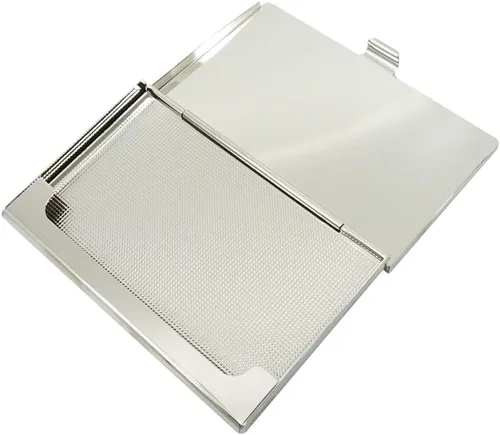 Vista 9 de Estuche para Tarjetas de Visita de Nácar Portador de Tarjetas de Crédito Identificación y Nombre Cartera de Viaje Diseño de Pintura Artística Metal