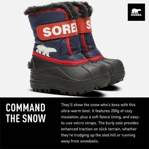 Vista 2 de SOREL - Botas de nieve para niños de Snow Commander
