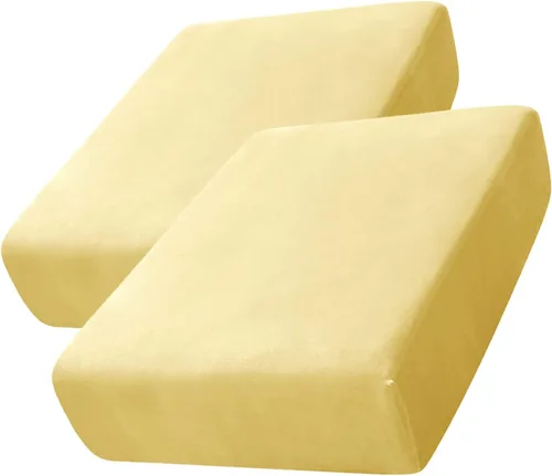 Vista 9 de CONRUSER Funda de cojín elástica de terciopelo suave, funda de cojín de felpa de terciopelo suave, fundas de sofá, protector de muebles con parte