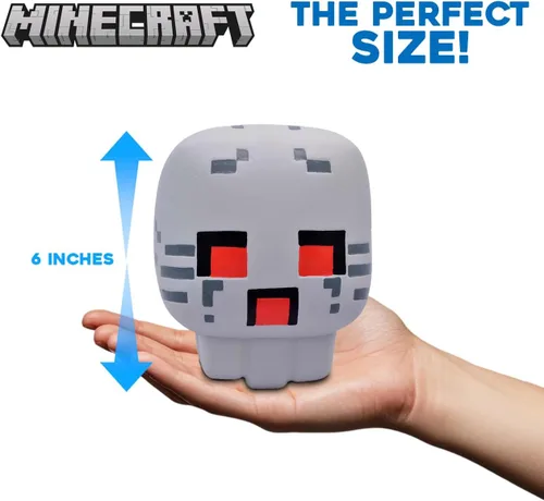 Vista 3 de Minecraft Ghast Mega SquishMe Series 3 - Perfecto para recuerdos de fiesta, premios de aula, juguetes para aliviar el estrés, cajas de tesoros
