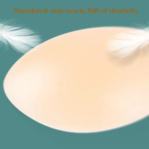 Vista 4 de Stick on Bra Nipple Covers Lift Sticky Bra Push up Reusable Silicone Bras Invisible Adhesive Bras for Women