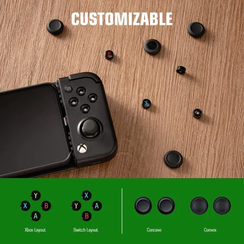Vista 6 de GameSir X2 Pro-Xbox Mobile Game Controller para Android Tipo-C 3937-7047in controlador de teléfono para xCloud Stadia Luna - 1 mes Xbox Game Pass