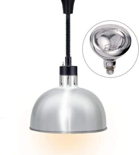 Vista 9 de JIAWANSHUN Lámpara retráctil de calor de alimentos con bombilla 250W Bronce
