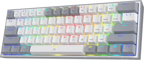 Vista 11 de Redragon K617 HE Teclado Gaming de Activación Rápida, 60% 61 Teclas Teclado Mecánico Cableado con Activación Hiper-Rápida, Interruptor Magnético