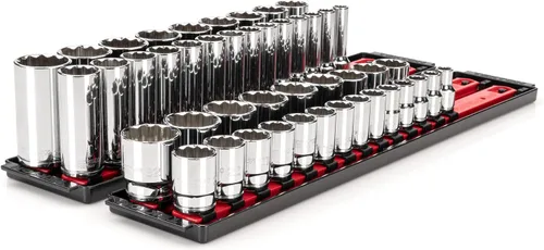 Vista 9 de TEKTON Juego de llaves de vaso de 12 puntos con accionamiento de 1/2 pulgada, 15 piezas SHD92104