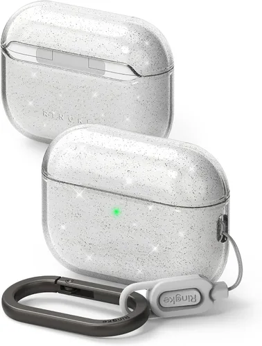 Vista 11 de Ringke Funda Air para AirPods Pro 3 [0.05 pulgadas de grosor] sin funda, ligera, delgada, linda funda con mosquetón para mujeres, hombres