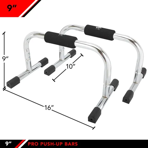 Vista 3 de JFIT Tall Push Up Bar Stand