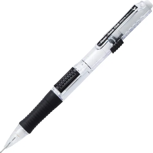 Vista 3 de Pentel QUICK CLICK - Portaminas, (0.5mm), cuerpo negro, caja de 12 (PD215A)
