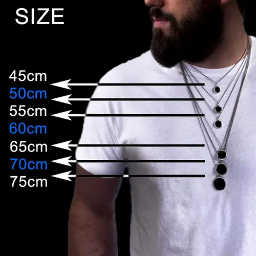 Vista 7 de Collar con colgante de lobo vikingo, cadena de rey bizantino para hombre, cadena de repuesto de 3.9in, amuleto de fenrir de acero de titanio sólido