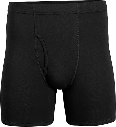 Vista 4 de Gildan Calzoncillos tipo bóxer con cintura cubierta para hombre, paquete múltiple