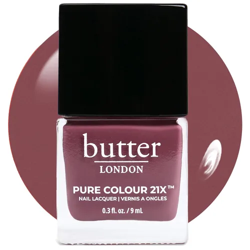 Vista 36 de butter LONDON PC21X Esmalte de uñas – Secado rápido, color de larga duración con acabado similar al gel y laca de uñas resistente a las virutas que