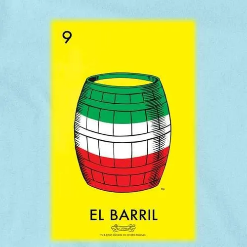 Vista 3 de Pop Threads El Barril Barrel Loteria Card Mexican Bingo Bebé Niños Niña Niño Camiseta