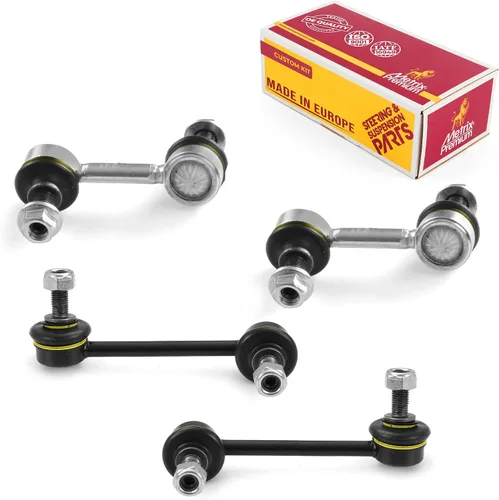 Vista 50 de Metrix Premium Chassis Parts - Kit de 4 piezas de barra estabilizadora delantera y trasera con enlace de extremo de barra estabilizadora para Ford