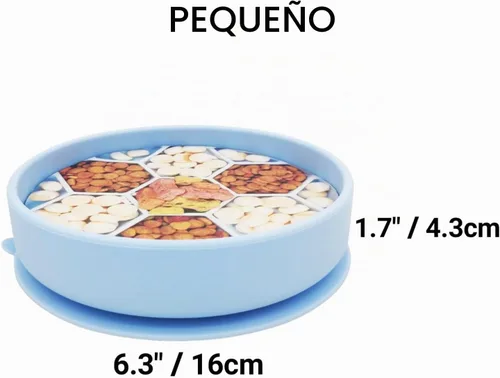 Vista 2 de Mr. Peanut's Cuenco interactivo para perros de alimentación lenta, divertido y saludable para detener la hinchazón (pequeño)
