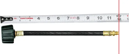 Vista 6 de Conector de manguera de propano Flame King para cámper Pigtail, 12 pulgadas