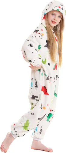Vista 4 de CuteOn Onesie Pajamas for Kids Halloween Christmas Costume Gift