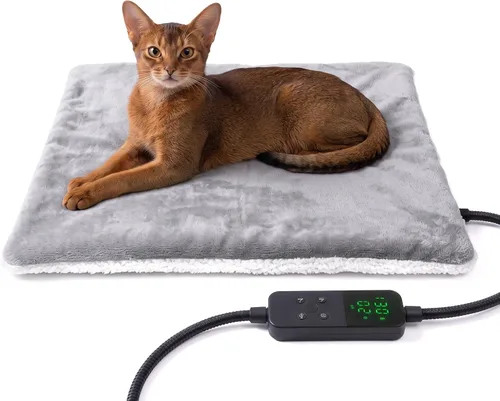 Vista 12 de Rest-Eazzzy - Almohadilla térmica para mascotas para gatos, impermeable, antimordeduras Azul