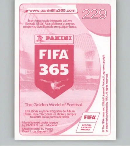 Vista 2 de 2016-17 Panini FIFA 365 Pegatinas Central/Sudamérica #229 Nicolas Blandi San Lorenzo - Adhesivo oficial de álbum de fútbol en estado crudo