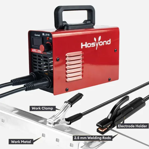 Vista 8 de Hosyond 110V 250A Stick Soldador Soldador ARC Máquina de soldadura portátil con pantalla digital Inversor DC Inversor Hot Start Arc Force Anti-Stick