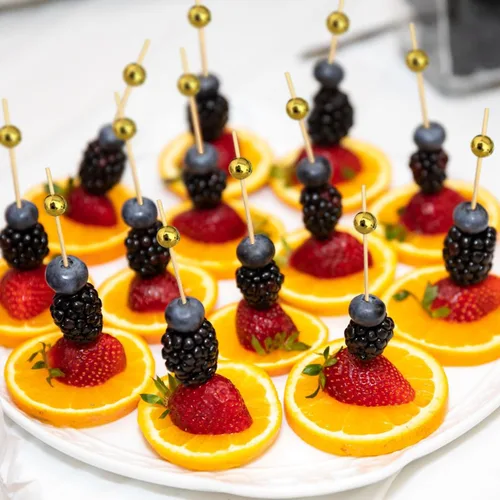 Vista 2 de 100 palillos de dientes de cóctel de lujo, brochetas de cóctel, aceitunas aperitivos para bodas y fiestas (dorado)