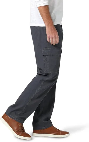 Vista 2 de Wrangler Authentics Mens Relaxed Fit Stretch Cargo Pant