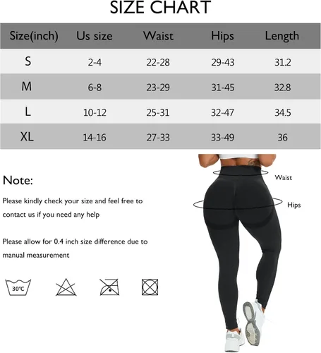 Vista 6 de JGS1996 Leggings con levantamiento de glúteos para mujer, cintura alta, para entrenamiento, sin costuras, pantalones de yoga con levantamiento