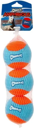 Vista 7 de ChuckIt! Anfibio - Juego de 3 bolas de búsqueda, tamaño mediano