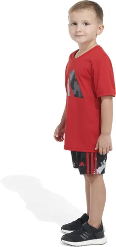Vista 5 de Conjunto de dos piezas de manga corta con estampado "Camo" pantalones cortos a juego
